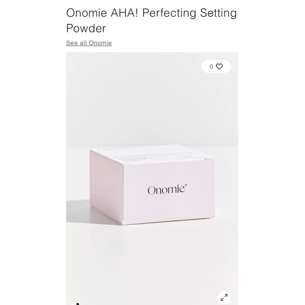 ONOMIE AHA! Perfecting Time-Released Setting Powder in Lyon-Translucent 18g NEW